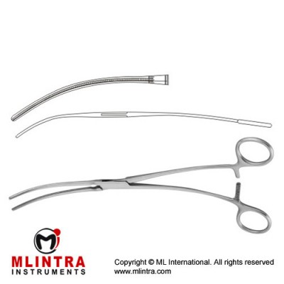 DeBakey Atrauma Aortic Aneurysm Clamp Stainless Steel, 26 cm - 10 1/4" DeBakey Atrauma Aortic Aneurysm Clamp Stainless Steel, 26 cm - 10 1/4"
